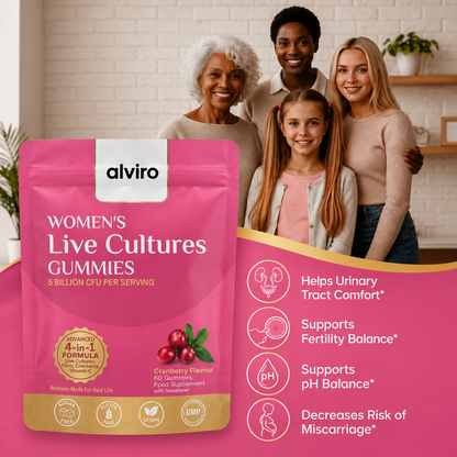 Women’s Live Cultures Gummies – 4-in-1 Daily Formula