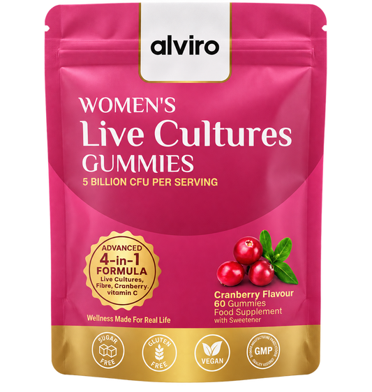 Women’s Live Cultures Gummies – 4-in-1 Daily Formula